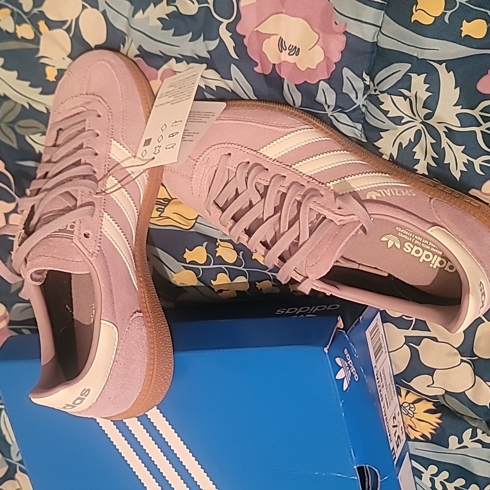 adidas Women's Sneakers in Pink and White